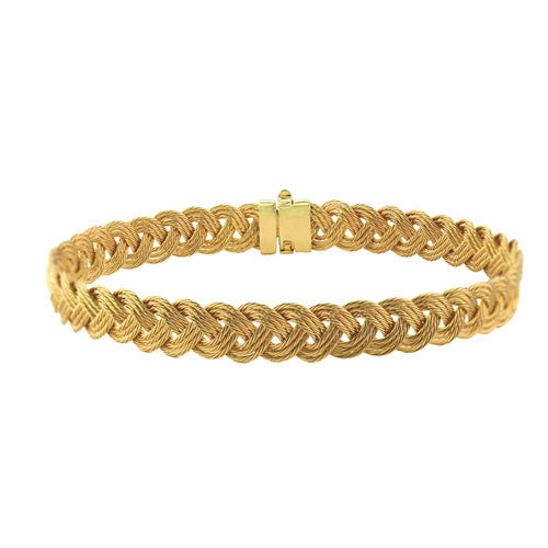 14K Gold Braided Turk's Head Bracelet