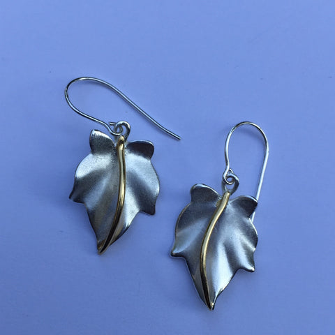 Grape Leaf Earrings