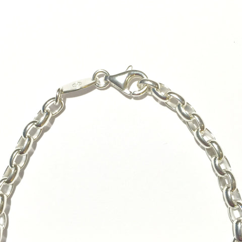 Snowflake Pendant Chain 4mm oval rolo