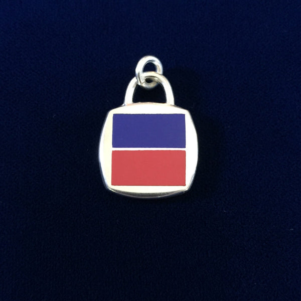 Sterling Silver Code Flag: echo