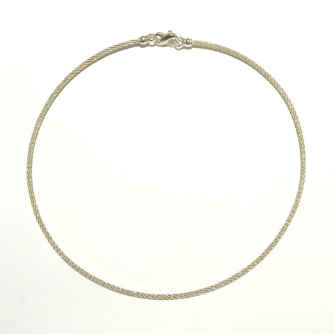 Sterling Cable Necklace
