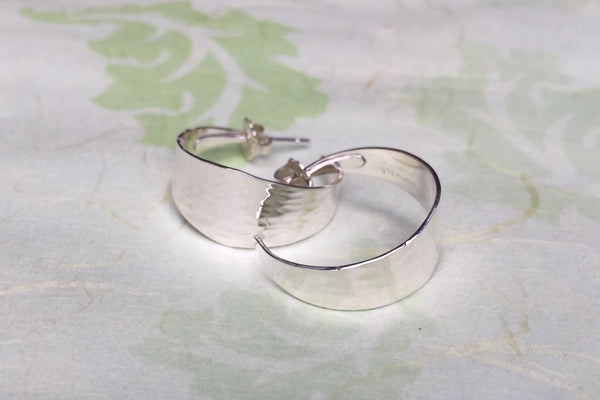 Tapered Hoop Earrings