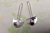 Spiral Detailed Long Earrings