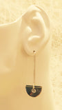 Spiral Detailed Long Earrings
