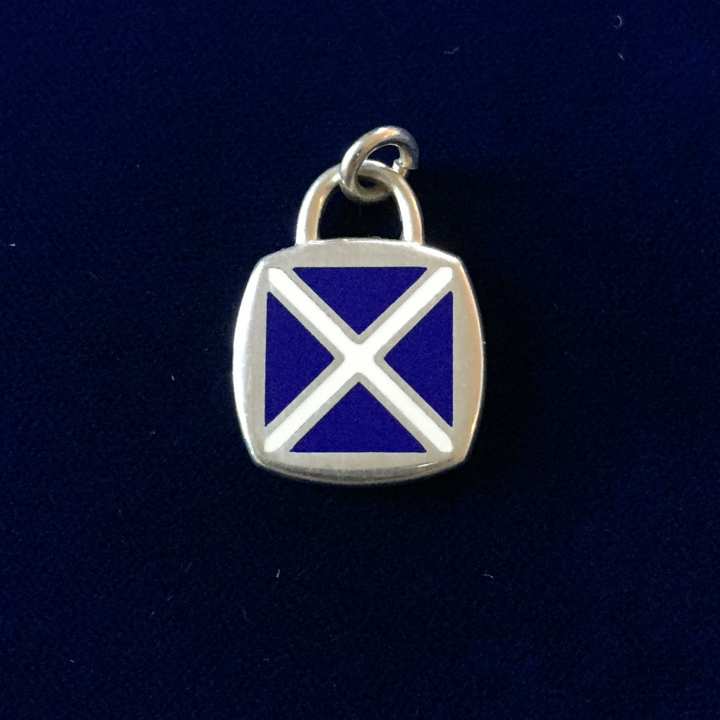 Sterling Silver Code Flag: Mike – Tory’s Jewelry