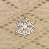 Sterling Silver Snowflake Pendant