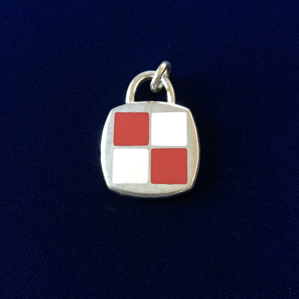 Sterling Silver Code Flag: uniform