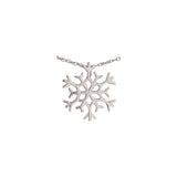 Sterling Silver Snowflake Pendant