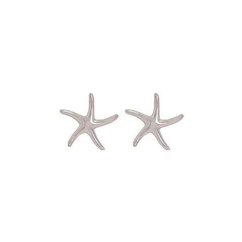 Sterling Stylized Starfish Post Earrings